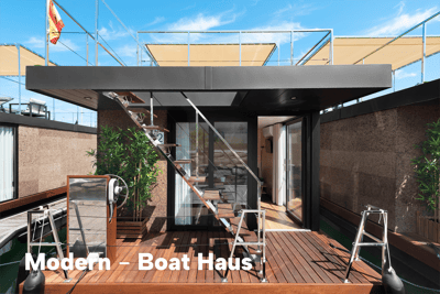 Boat Haus Mediterranean 8X4 MODERN Houseboat (uit 2023, 8.3m)