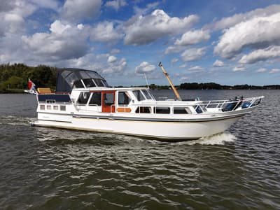 Molenkruiser 12.00 AK Cabrio 1982 – lage doorvaarthoogte 2,40m