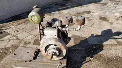 Petter stationaire motor diesel (uit 1970, 1m)