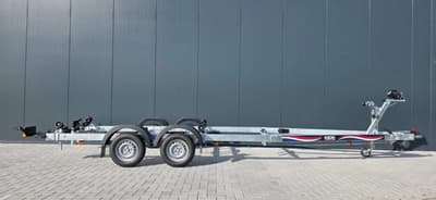 KT2000 Basis LED Boottrailer met Nederlands Kenteken, Geremd