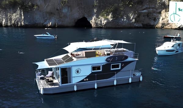 Nordic Season 47 Sea37 2026 – CE-C houseboat met dakterras