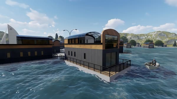 Luxury Homes Houseboat 2026 – drijvende woning met 6 hutten