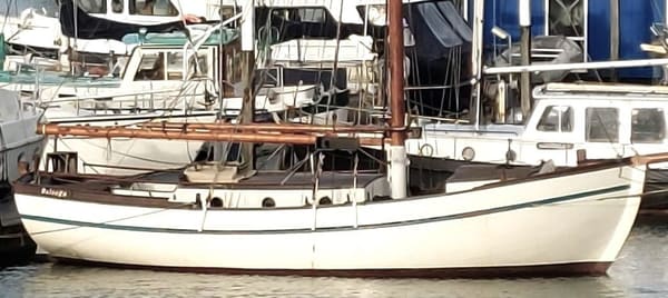Zeegaand Zeilschip Galjas 1978 – Houten s-spant met achterspiegel