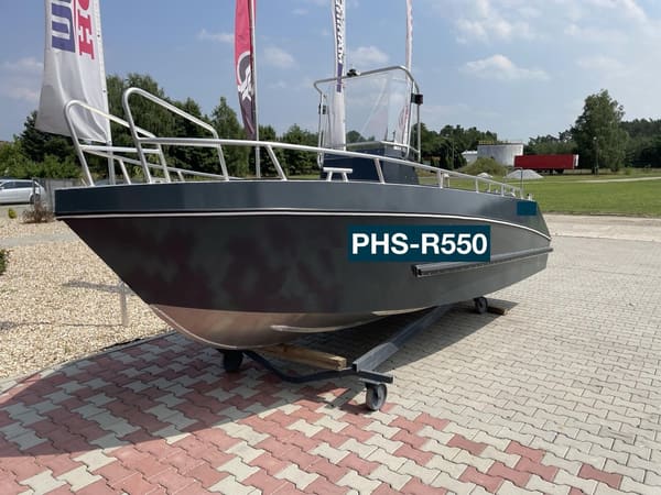 Reddingsboot PHS-R550 2025 – professionele stalen werkboot