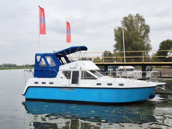 Recla Tarpon 37 GB fly 1997 – Flybridge cruiser met diepgaand