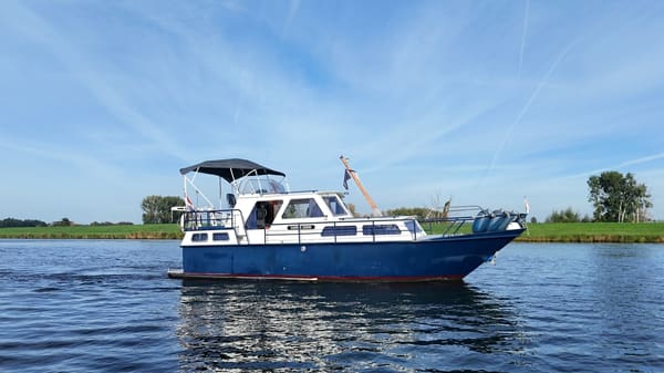 Van Heckkruiser 995 1976 – stalen kajuitboot te koop