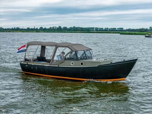 Matez 8.20 OK Cabrio 2013 – Stalen werkboot met doorvaarthoogte