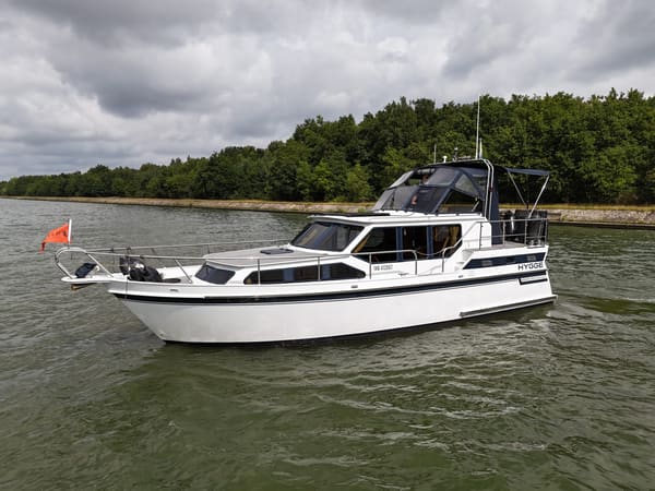Gruno 35 S Compact 1998 – Stalen verdrongen romp met doorvaarthoogte 2,65 m