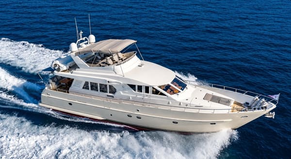 Moonen 68 Flybridge 1995 – volledig gerenoveerd aluminium