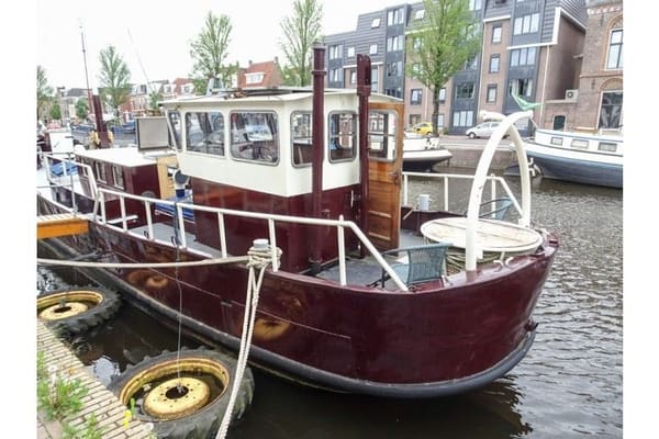 Ex Viskotter 16.80 1975 – Stalen woonboot met 2 hutten