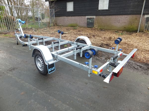 Kalf 1050 Boottrailer – 750 kg laadvermogen, geremd