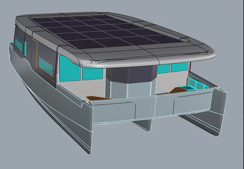 Maison Marine Smart 40 Houseboat foto 8