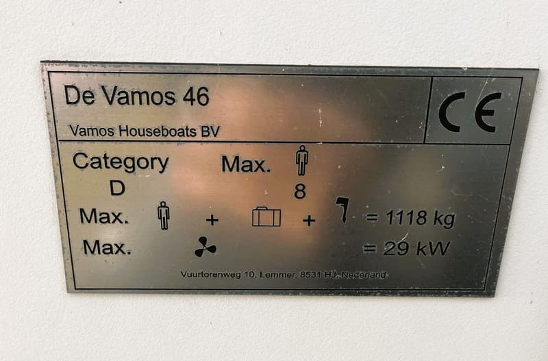 Vamos 46 Houseboat Met Ligplaats Beschikbaar foto 22