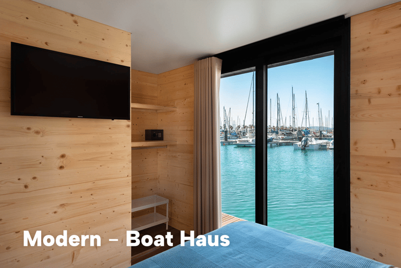 Boat Haus Mediterranean 8X4 MODERN Houseboat foto 10