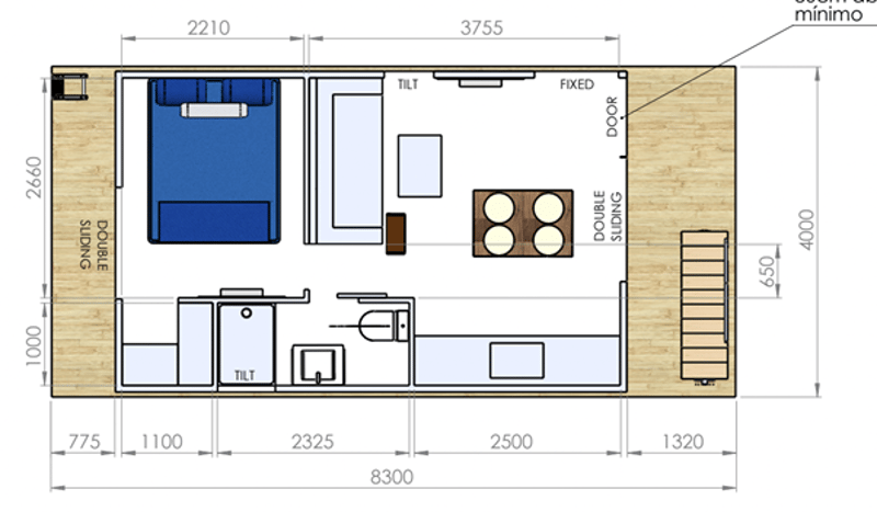 Boat Haus Mediterranean 8X4 MODERN Houseboat foto 13