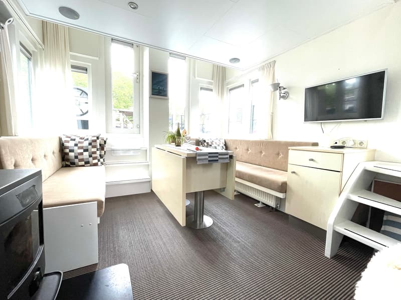 Prins Homeship 1350 Houseboat Flark Ligplaats Voorhanden foto 13