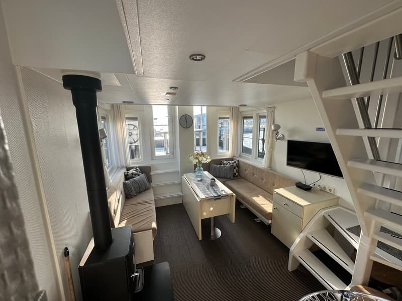 Prins Homeship 1350 Houseboat Flark Ligplaats Voorhanden foto 6