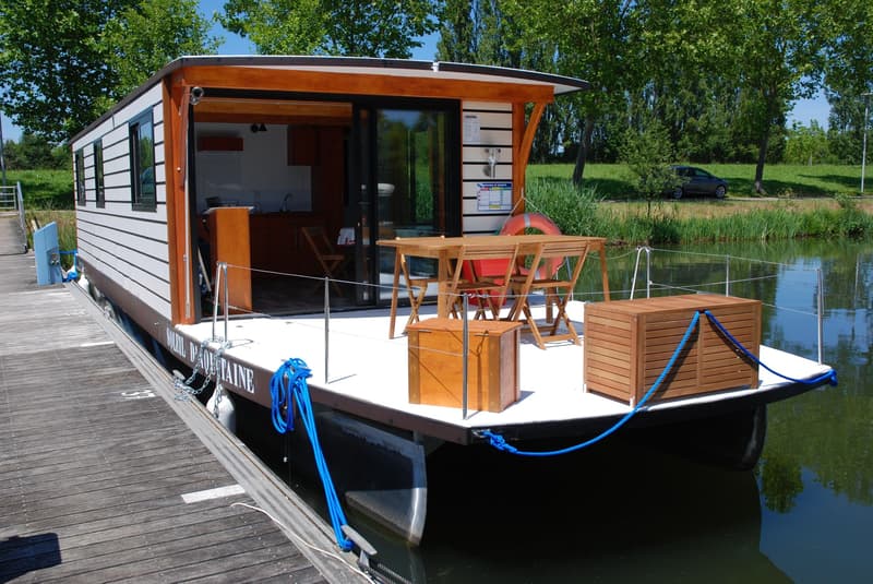 Phoebus Coche Solaire Lectrical Self Powered Boat Catamaran Standaard foto 5