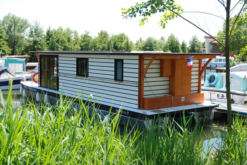 Phoebus Coche Solaire Lectrical Self Powered Boat Catamaran Standaard foto 8