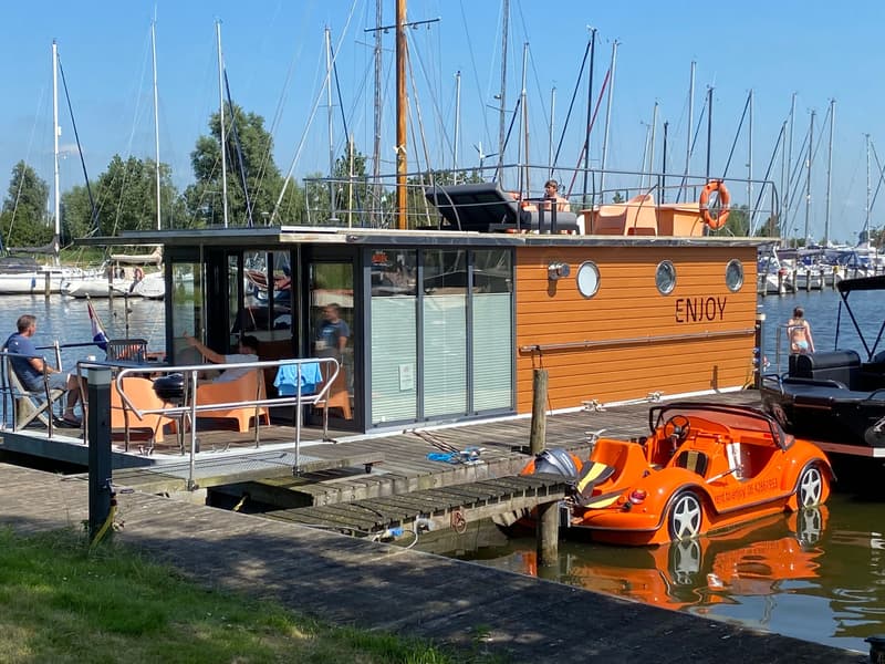 La Mare Houseboat Met Ligplaats Warns Model DFS Aluminium foto 1