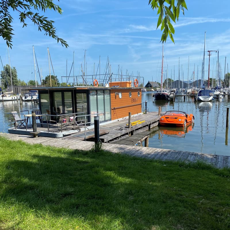 La Mare Houseboat Met Ligplaats Warns Model DFS Aluminium foto 2