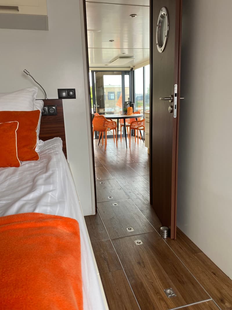 La Mare Houseboat Met Ligplaats Warns Model DFS Aluminium foto 13
