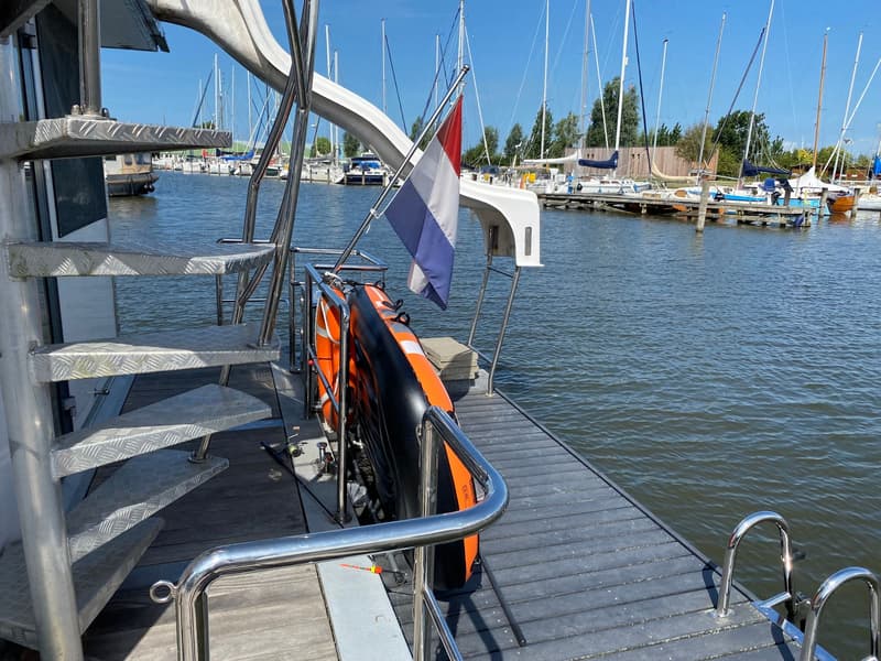 La Mare Houseboat Met Ligplaats Warns Model DFS Aluminium foto 19