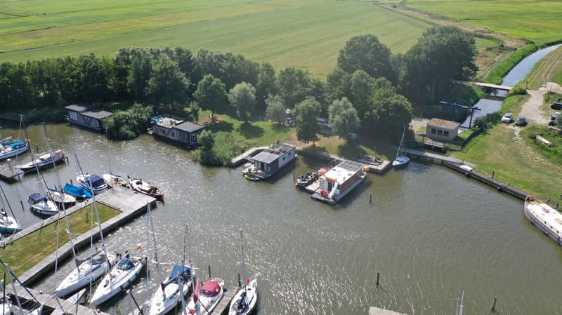 La Mare Houseboat Met Ligplaats Warns Model DFS Aluminium foto 3