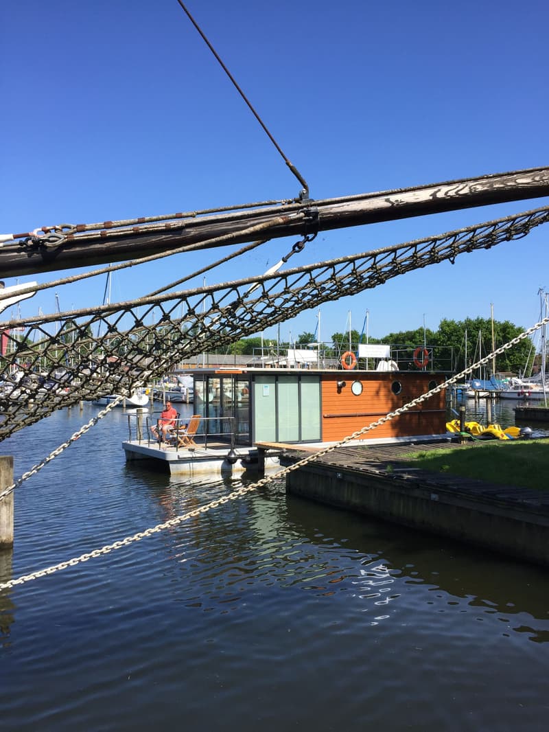 La Mare Houseboat Met Ligplaats Warns Model DFS Aluminium foto 5