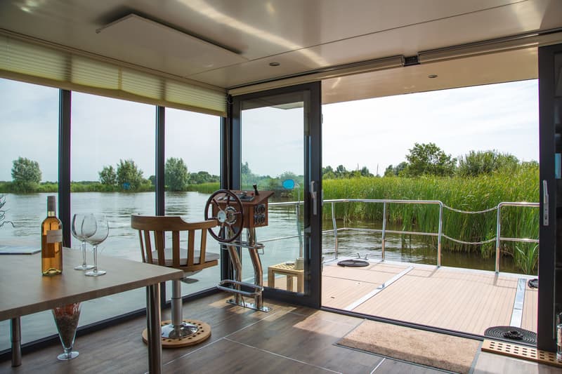 La Mare Houseboat Met Ligplaats Warns Model DFS Aluminium foto 6