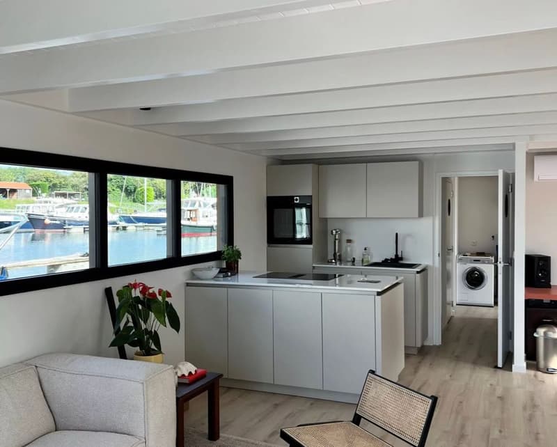 TMB60eco Houseboat Bij Rotterdam Ligplaats foto 4