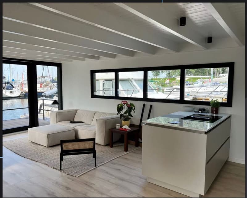 TMB60eco Houseboat Bij Rotterdam Ligplaats foto 5