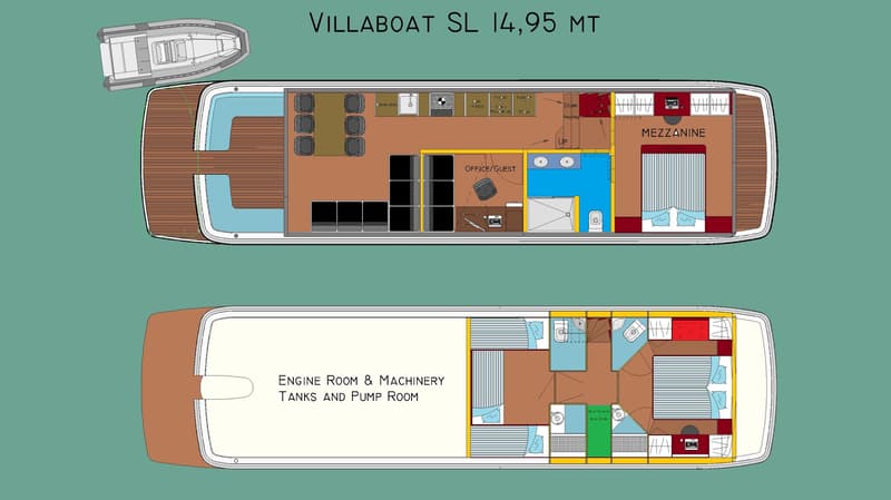 DiviNavi M-1542 SL Houseboat foto 8