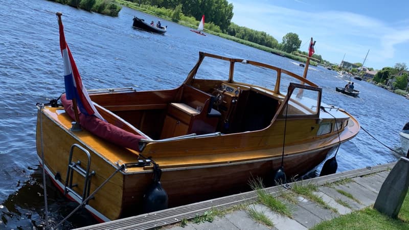 One off Zweeds motor scheepje foto 3