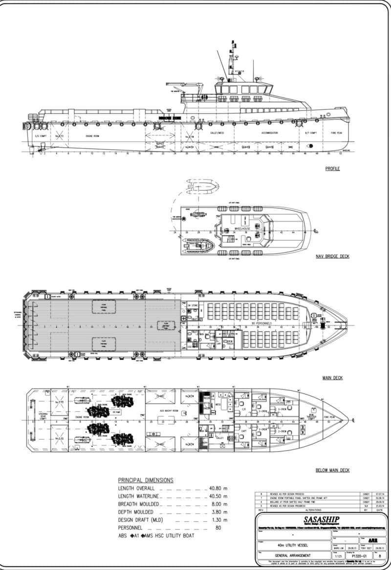 Hermes I Bow Fast Crew Boat foto 3