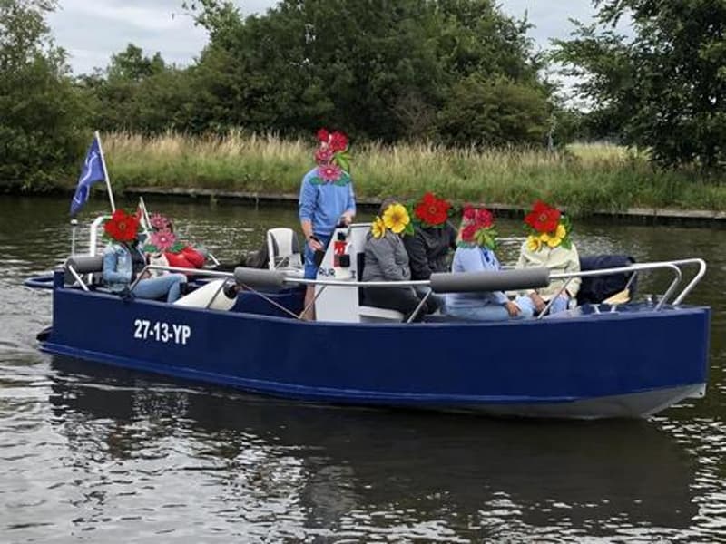 Multifunctionele Aluminium recreatie (speed)visboot foto 1