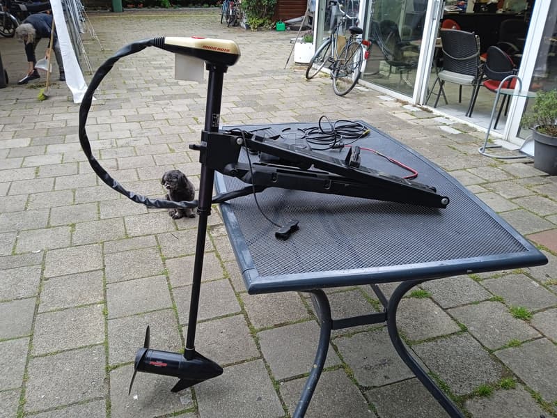 Minn Kota boegmotor 30 Lbs foto 1