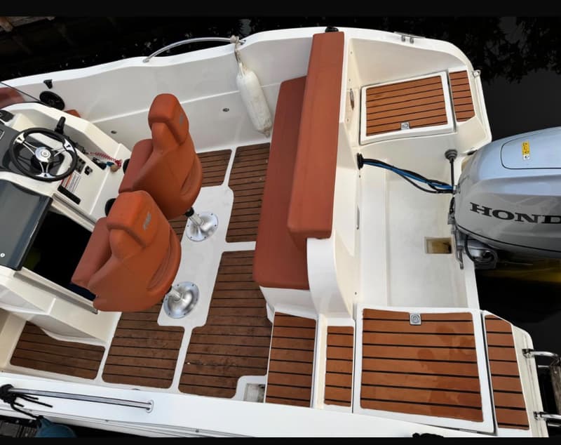 King 550 open Consoleboot – Honda 100 PK – compleet en direct vaarklaar foto 3