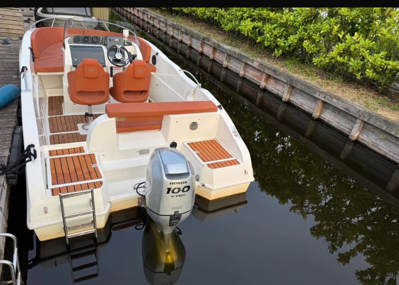 King 550 open Consoleboot – Honda 100 PK – compleet en direct vaarklaar foto 4