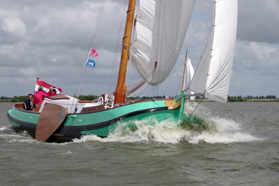 Skutsje 1908 – 15,59m platbodem, perfect onderhouden - Foto 3