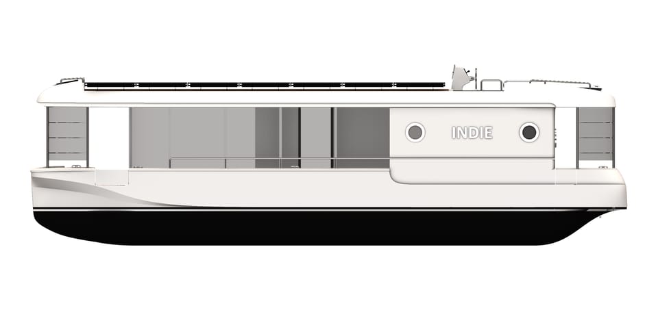 Hausbootgeist INDIE 2025 – 14,8m duurzame woonboot met zonne-energie - Foto 3