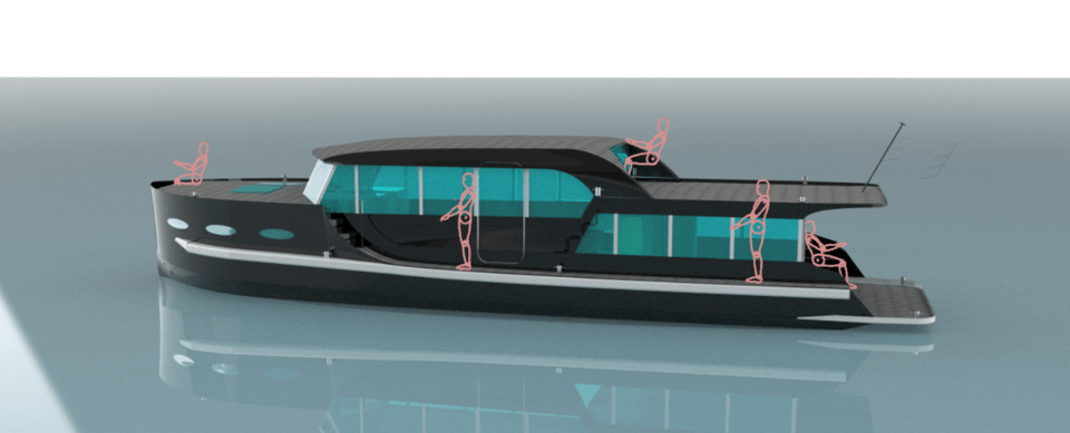 Pure Boating Fifty / Fifty 2025 – HDPE woonjacht met jachtuitstraling - Foto 16
