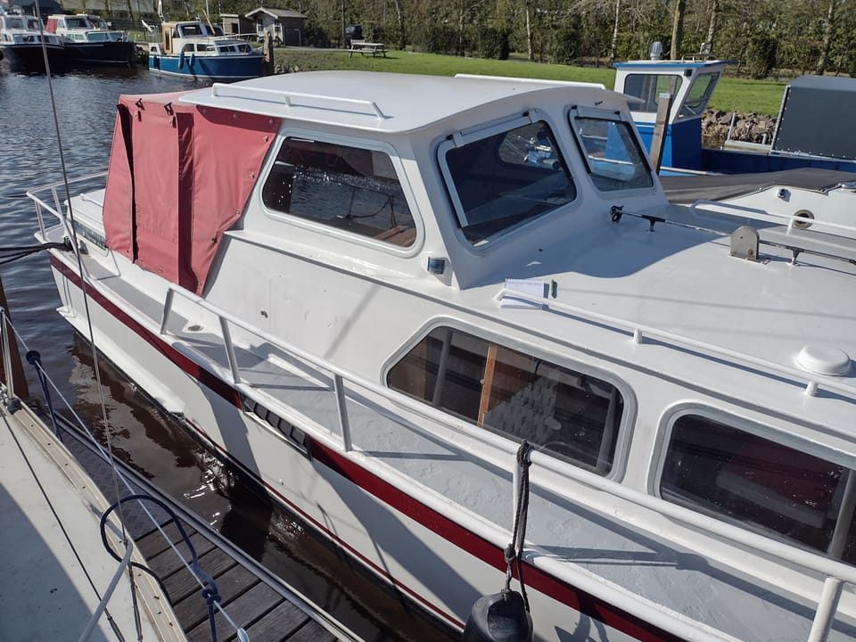 Boornkruiser 880 OK/AK 1982 – stalen motorkruiser met 4 hutten - Foto 19