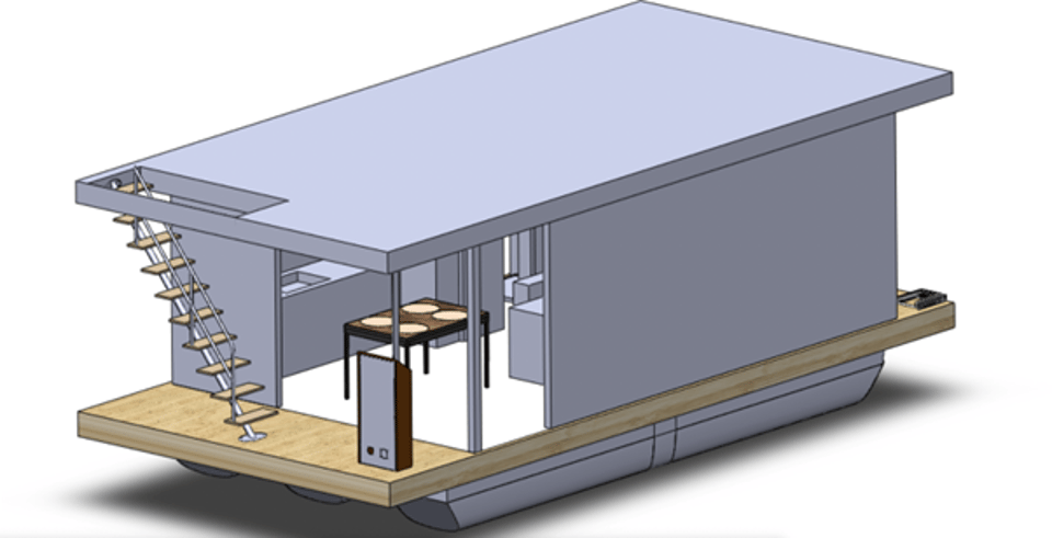 Boat Haus Mediterranean 8X4 2023 – Houseboat met rendement - Foto 14