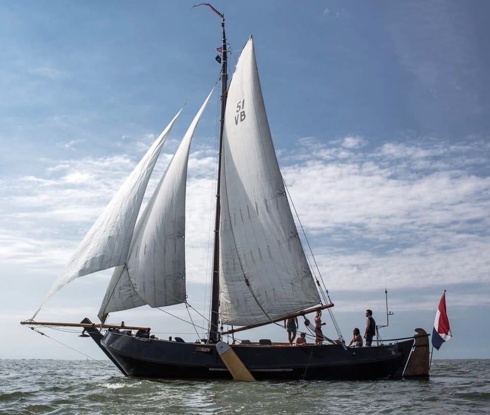 Schokker 14.00 m 1963 – Authentieke stalen zeilboot - Foto 51