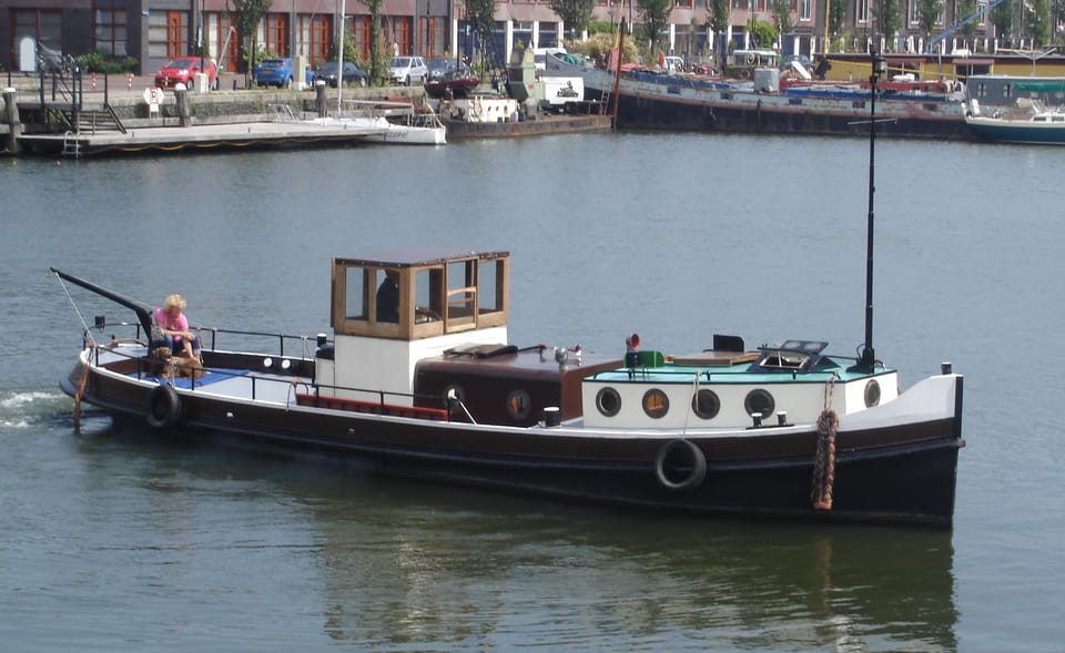 Sleepboot Amsterdammer 1920 – geringe doorvaarthoogte 1,75m - Foto 3