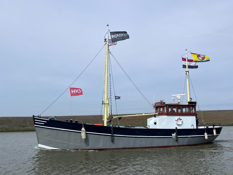 Ex Viskotter 16.00 1949 – Klassieke Stalen Kotter Harlingen - Foto 1