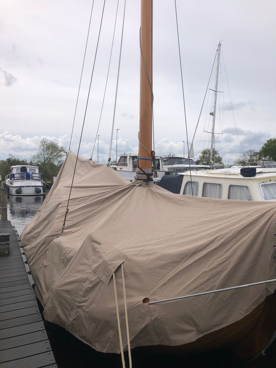 Boeier Lantinga 900 1908 – Authentieke houten zeilboot vaarklaar - Foto 15