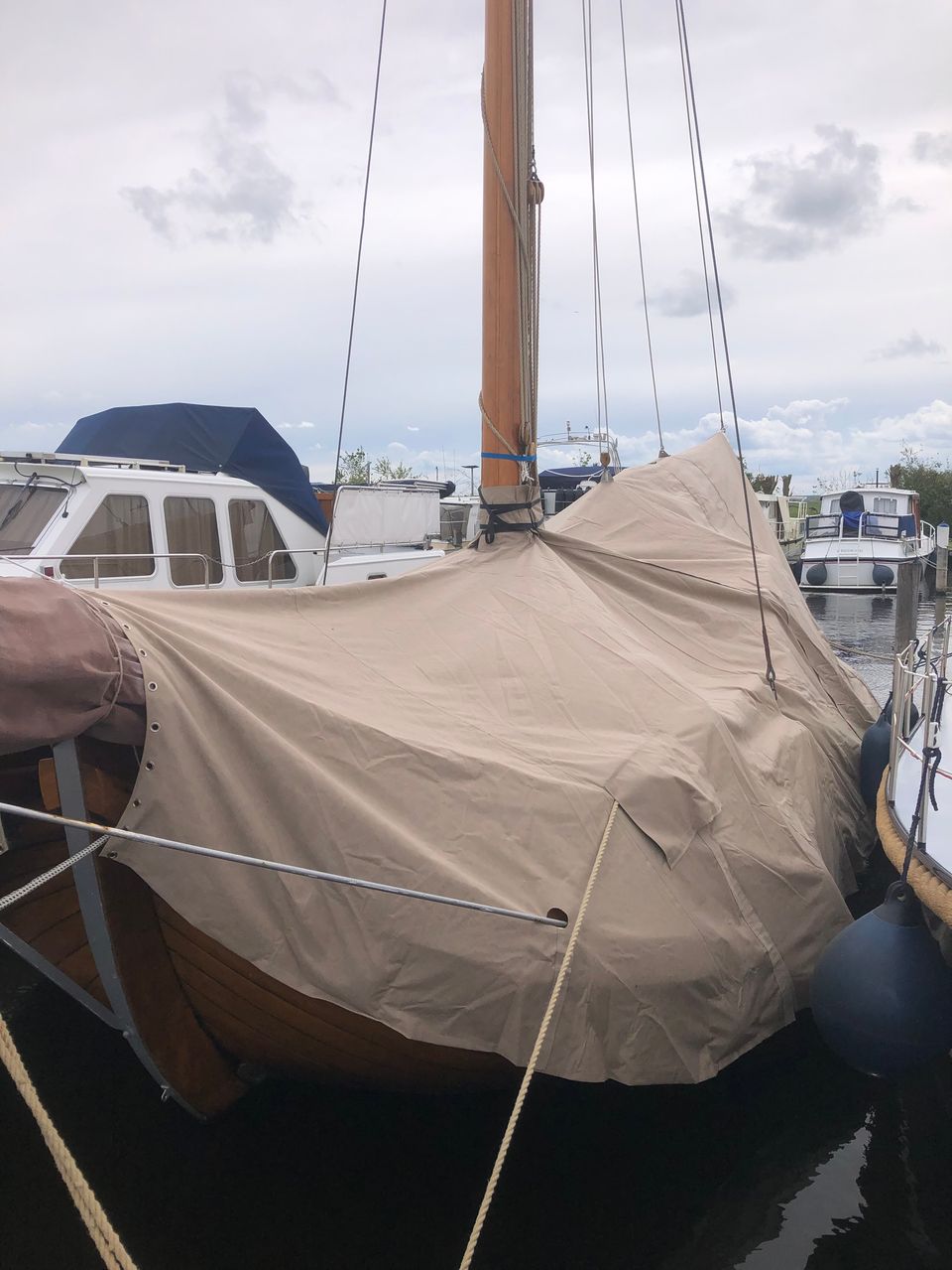 Boeier Lantinga 900 1908 – Authentieke houten zeilboot vaarklaar - Foto 16