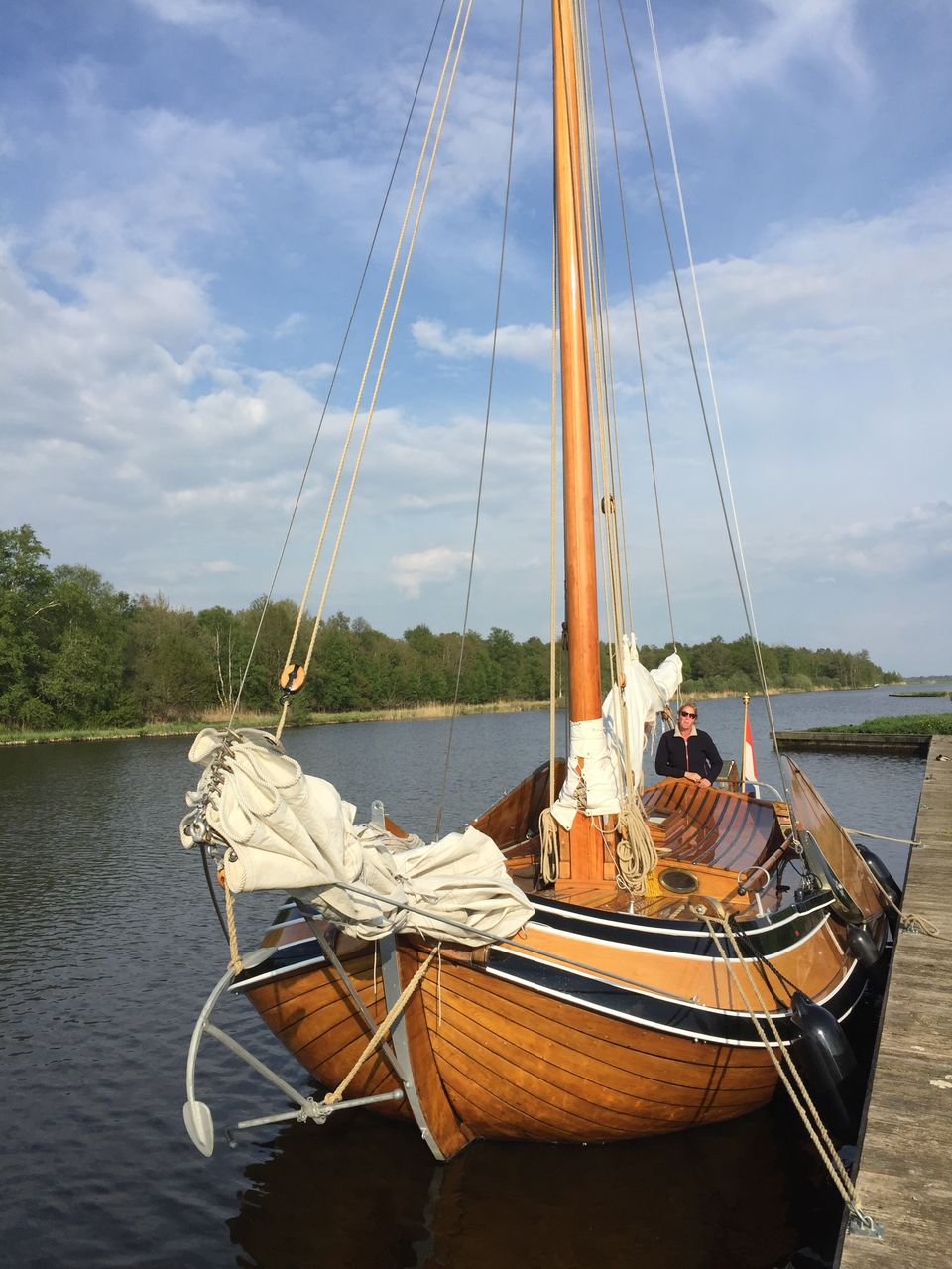 Boeier Lantinga 900 1908 – Authentieke houten zeilboot vaarklaar - Foto 11
